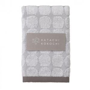 KATACHI KOKOCHI フェイスタオル1P(袋入れ) グレー K-20FF6