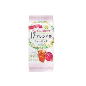 宇治森徳 17ブレンド茶 ティーバッグ ノンカフェイン 30P×20袋 7052 代引き不可