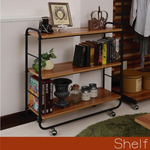 木製3段ラック ラック 木製 多目的ラック オープンシェルフ 収納家具 家具 収納