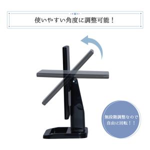 卓上 三面鏡 L 1個 ホワイト ブラック ス...の詳細画像3