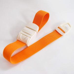 止血 バンド 駆血帯 ワンタッチ式 オレンジ 軽量