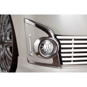 「アリュール ALLURE」タント カスタム（LA600/610S）前期用フォグライトガーニッシュ（塗装可）