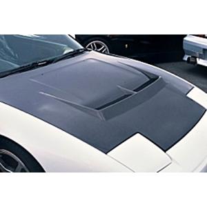 「ファーストモールディング」180SX（R[P]S13）用エアロボンネット（カーボンFRP）