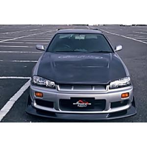 「ファーストモールディング」スカイライン（BNR34）GT-R用エアロボンネット（カーボンFRP）