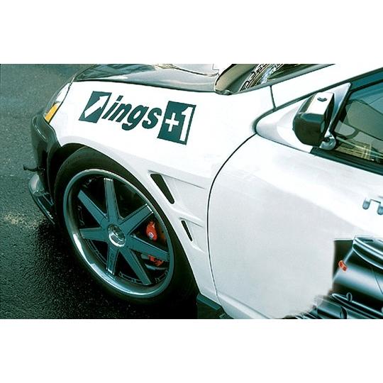 「イングス N-SPEC」インテグラ（DC5）用+20mm フロントフェンダー（FRP）（塗装可）