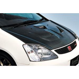 イングス シビック EP3 ボンネット カーボン ings N-SPEC エヌスペック