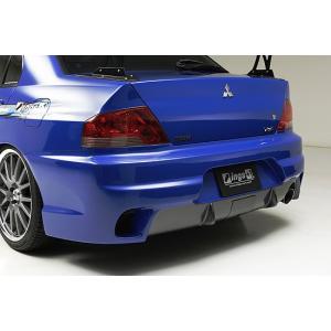 「イングス N-SPEC」ランサー EvoVII（CT9A）用リアバンパー（FRP）（塗装可）