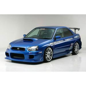 「イングス N-SPEC」インプレッサ WRX STi（GDB-C〜E）用バンパーエアロ３点セット（ハイブリッドエアロ）（塗装可）｜a-line-japan