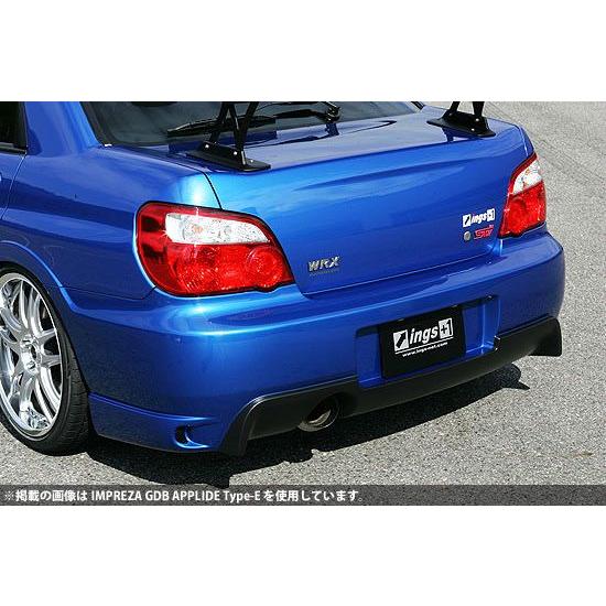 「イングス N-SPEC」インプレッサ WRX STi（GDB-F/G）用リアバンパー（FRP）（塗...