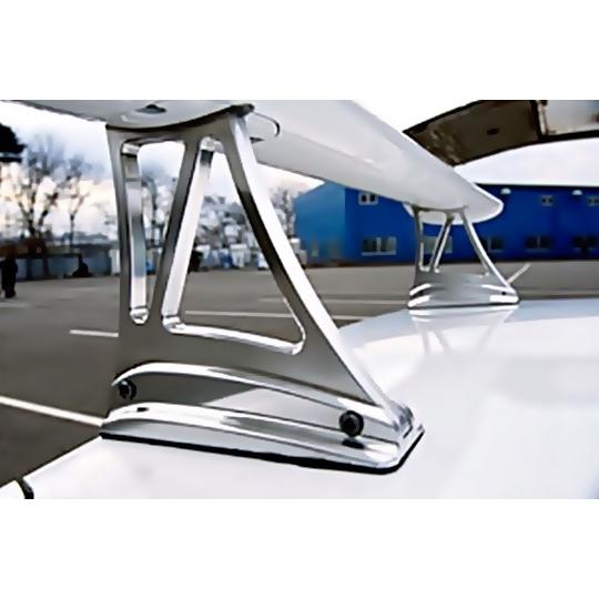 「ジュンオート JUN」スカイライン（BNR34）GT-R用純正リアウイングステー（２段可変式）