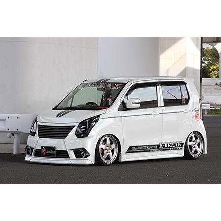 「ケイブレイク 零式」ワゴンR 標準車（MH34S）前期用エアロ３点セット（フロントグリル付き）（塗...