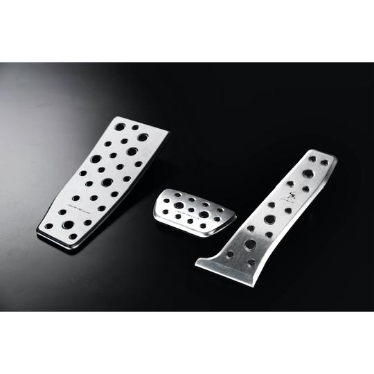 「K'SPEC」80系ハリアー（MXUA8#/AXUH8#）用アルミスポーツペダル＆フットレストｘ３...