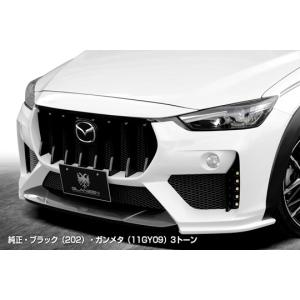 SilkBlaze マツダ【CX-3】GLANZEN フロントバンパー【塗分け塗装