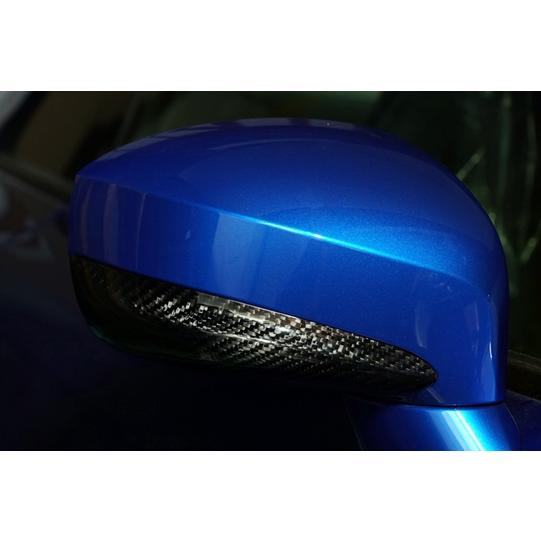「RSW」GT-R（R35）MY07〜15用ドアミラーアンダーパネルｘ左右（綾織りブラックカーボン/...