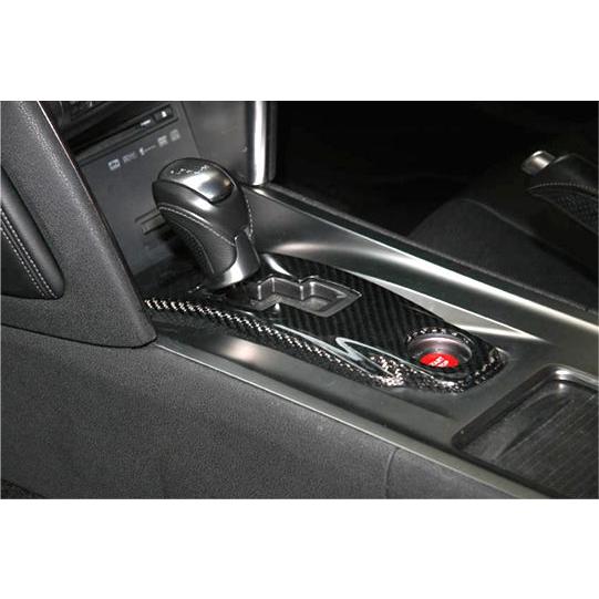 「RSW」GT-R（R35）MY07〜15用インナーシフトパネル（綾織りブラックカーボン/デュポンク...