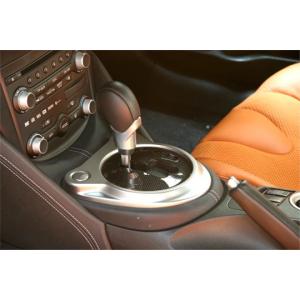 RSW」フェアレディZ（Z34）用ATシフトゲートパネル（綾織りブラック