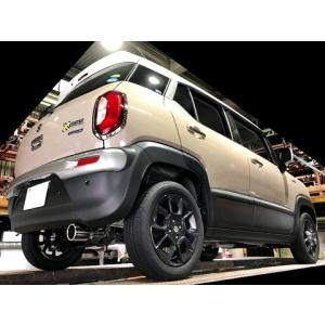 「スルガスピード SURUGA」クロスビー（MN71S）K10C用PFSループサウンドマフラー（テールエンド選択）