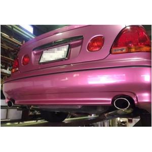 豊和管オールステンレスマフラー シングル出し アリスト JZS161（右