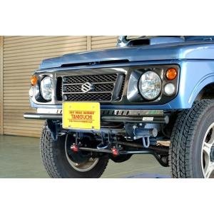 ジムニー タニグチ スキッドバーTypeA（スチール黒）ジムニーJA12