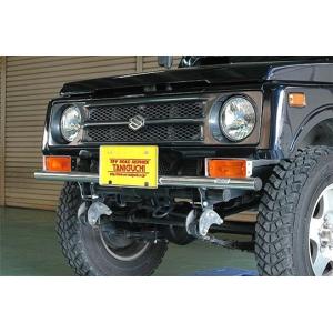 ジムニー JA11 ステンレスバンパー　60パイ FARMバンパー ステンレス曲げタイプ フロント用 SJ30・JA11・JA22