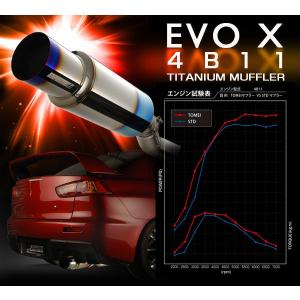 「東名パワード TOMEI」ランサー EvoX（4B11）CZ4A用フルチタンマフラー（競技用）｜a-line-japan