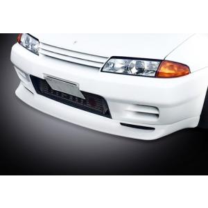 スカイライン R32 フロントスポイラー FRP ホワイト TOP SECRET BNR32 フロントリップスポイラー （FRP） | Az-style