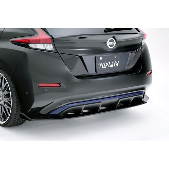「トップライン/ARNAGE」リーフ（ZE1）用リアハーフスポイラー（塗装可）