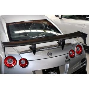 「トップシークレット」GT-R（R35）用GTウイング ST1（カーボン/専用ハイマウントランプ付属...