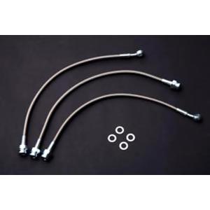 「トライフォース Tryforce」ジムニー（JB23）K6A用ステンメッシュブレーキライン