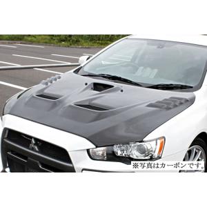「ガレージベリー Vary」ランサー EvoX(CZ4A)用FRPボンネット（塗装可）