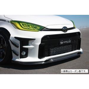 GR ヤリス GXPA16 M/C後 フロントカナードフィン 綾織カーボン クリア