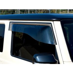 「ZOO PROJECT」ジムニー/ジムニー シエラ（JB64W/JB74W）用オックスバイザー スポーティーカット（フロント左右）