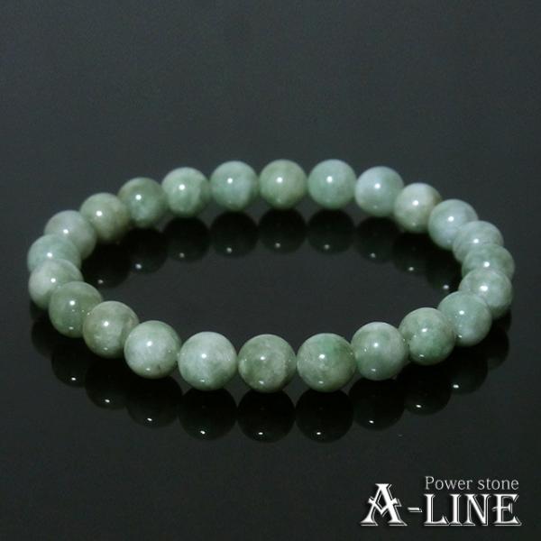 送料無料 パワーストーン ブレスレット 成功と繁栄の象徴 AAAミャンマー産・本翡翠8mm 高級ケー...