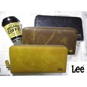 財布 メンズ 長財布 ラウンド リー Lee ブランド イタリアンレザー ビンテージ感のあるワイルドなシリーズ 0520367 毎日配送 最安値｜a-little