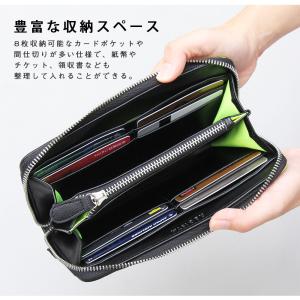 長財布 メンズ 財布 ロングウォレット ファス...の詳細画像5