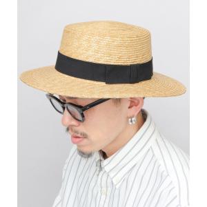 A.M.S. 【2026年販売開始】カンカン帽 メンズ レディース 麦わら帽子
