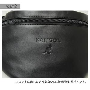 KANGOL カンゴール ウエストポーチ ボデ...の詳細画像3