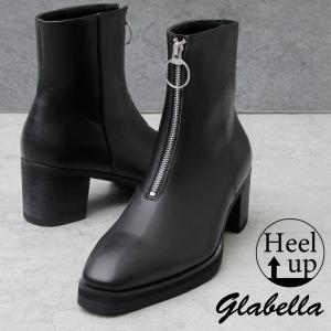 glabella ヒールブーツ メンズ ショートブーツ リングブーツ