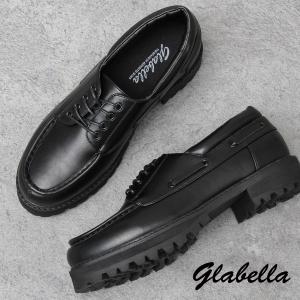 グラベラ glabella デッキシューズ メンズ 厚底 レースアップ