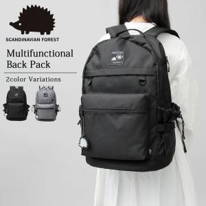 スカンジナビアンフォレスト SCANDINAVIANFOREST リュック リュックサック レディース ハリネズミ 北欧 撥水 黒 通勤 通学 マザーズバッグ ポイント利用