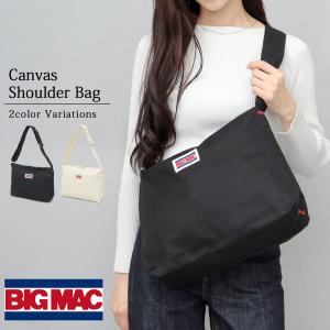 ビッグマック ショルダーバッグ メンズ レディース キャンバス 帆布 ショルダー バッグ 大容量 大きめ 斜めがけ キャンバスバッグ BIG MAC