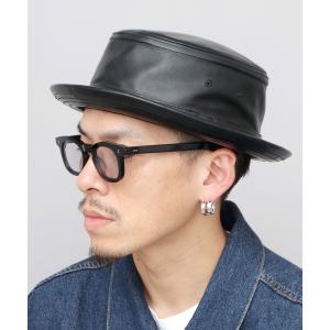 NEW YORK HAT（ニューヨークハット） 帽子 中折れ レザー ヴィンテージ