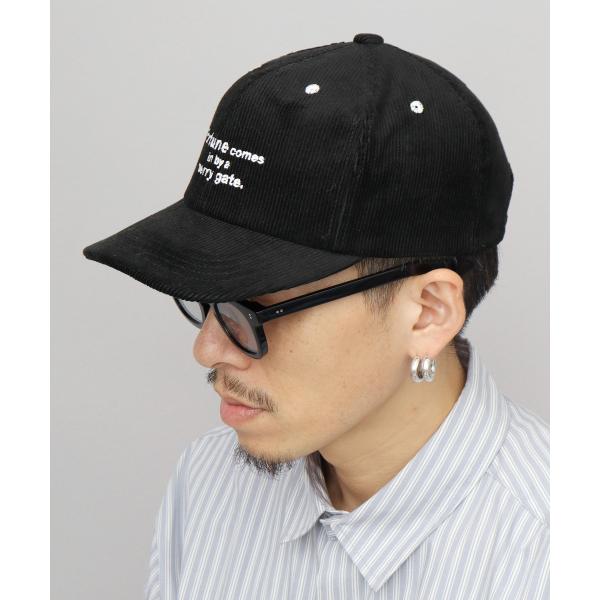 キャップ 帽子 メンズ レディース コーデュロイ 英字刺繍 6パネルキャップ 秋冬 深め ベースボー...