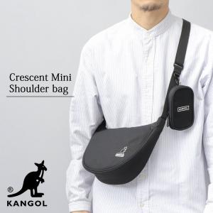 KANGOL カンゴール バッグ ショルダーバッグ 三日月ショルダーバッグ シンプル ミニポーチ付き｜A.M.S.