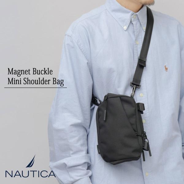 NAUTICA ノーティカ ショルダーバッグ メンズ レディース 2層式 ミニショルダー 斜めがけ ...