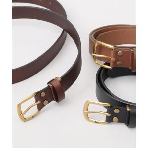 Lee リー 本革 ベルト メンズ レザーベル...の詳細画像1