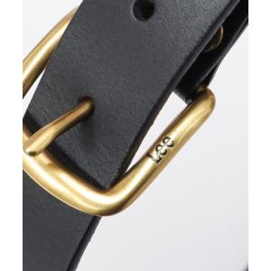 Lee リー 本革 ベルト メンズ レザーベル...の詳細画像2