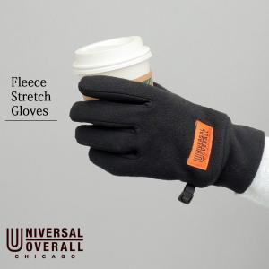 UNIVERSAL OVERALL ユニバーサルオーバーオール 手袋 グローブ シンプル 薄め マイクロフリース シンサレート タッチパネル対応｜a-m-s