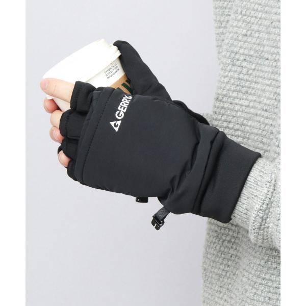 ジェリー GERRY 手袋 メンズ 2WAY ミトン 中綿 フードミトングローブ 暖かい 防寒 スマ...