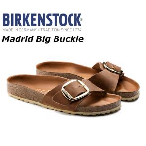 ビルケンシュトック　BIRKENSTOCK　Madrid Big Buckle/マドリッドビッグバックル　1006525　Cognac 　幅(ナロー)　メンズ　レディース｜A-MART Yahoo!店